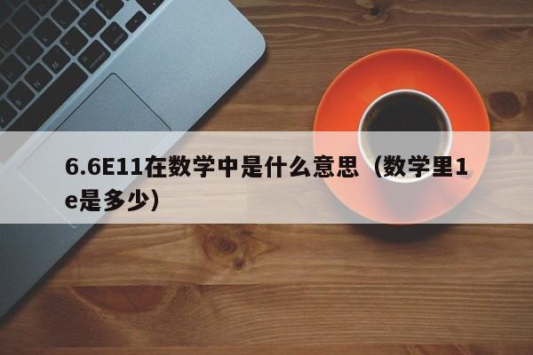 6.6E11在数学中是什么意思（数学里1e是多少）