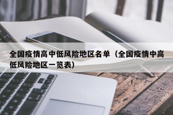 全国疫情高中低风险地区名单（全国疫情中高低风险地区一览表）